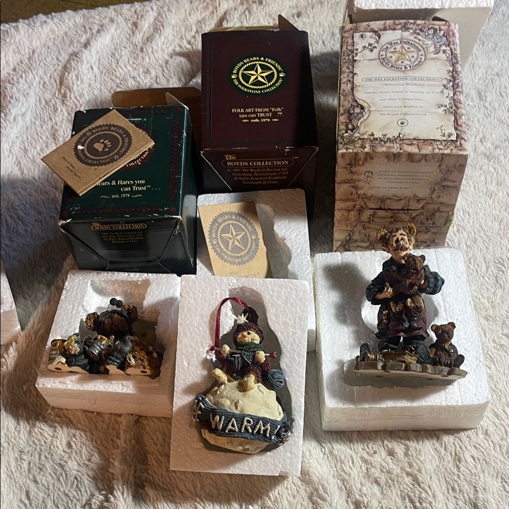 Vintage Boyds bears and friends collectible bundle